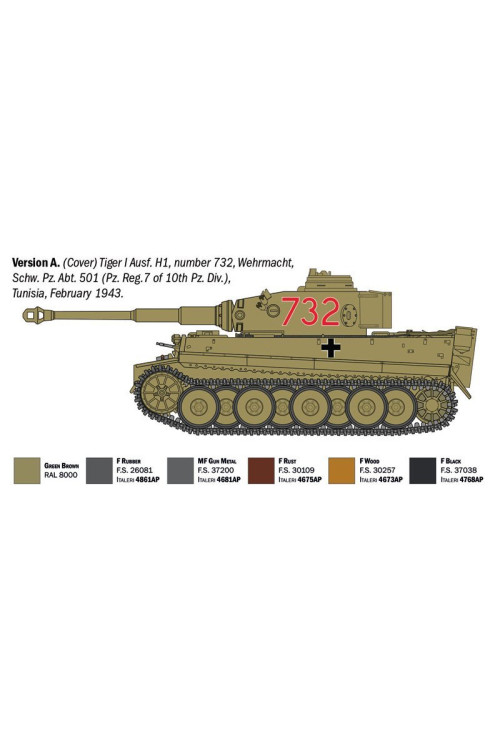 Pz. Kpfw VI Tiger I Ausf. H (tp)