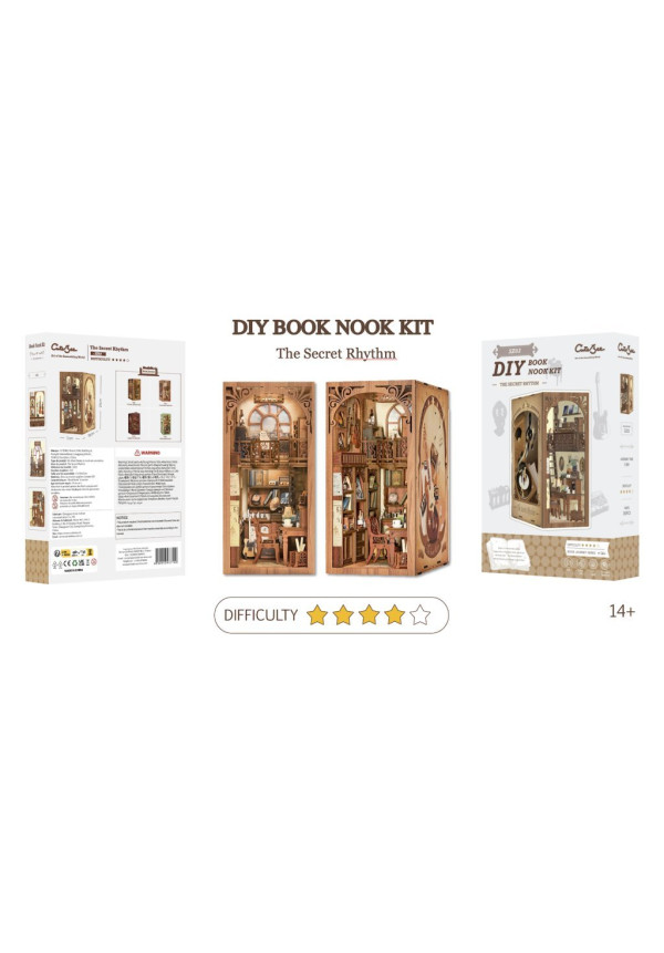 BOOK NOOK KIT - DIY - The Secret Rhythm - 355pc + LED Light