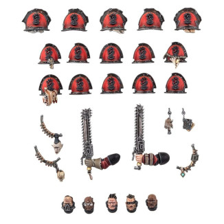 Warhammer 40000: Chaos Space Marines – Mejoras y Calcomanías de Corsarios Rojos