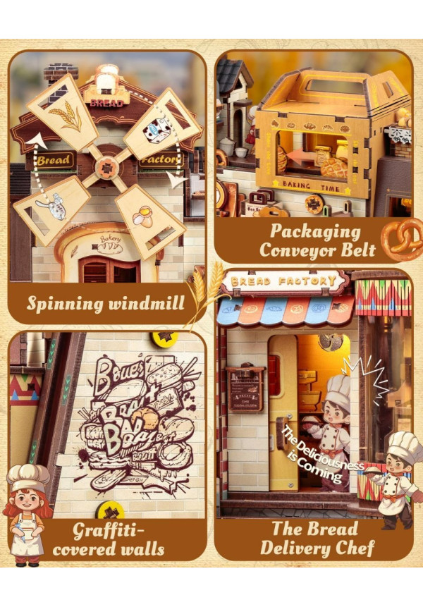 Bread Factory Puzzle 3D CuteBee