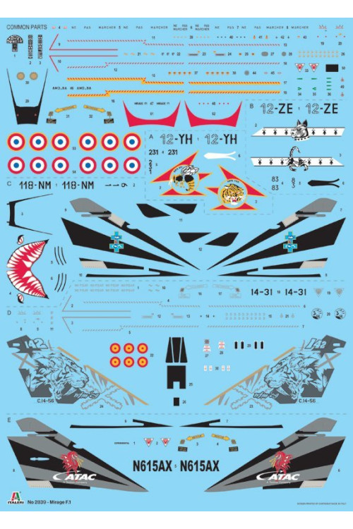 Mirage F1 C/CR