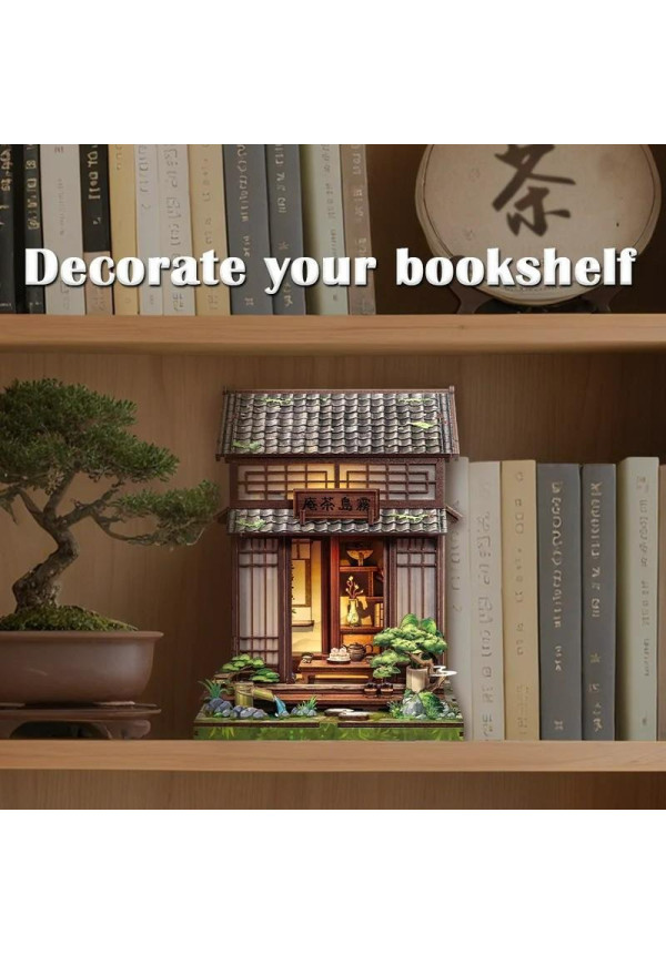 BOOK NOOK KIT - DIY - Kirishima Cha-an - 145pc + LED Light