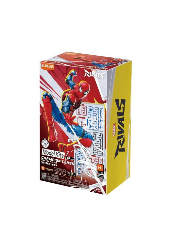 Marvel Rivals Champion Class Spider-Man Model Kits | Blokees