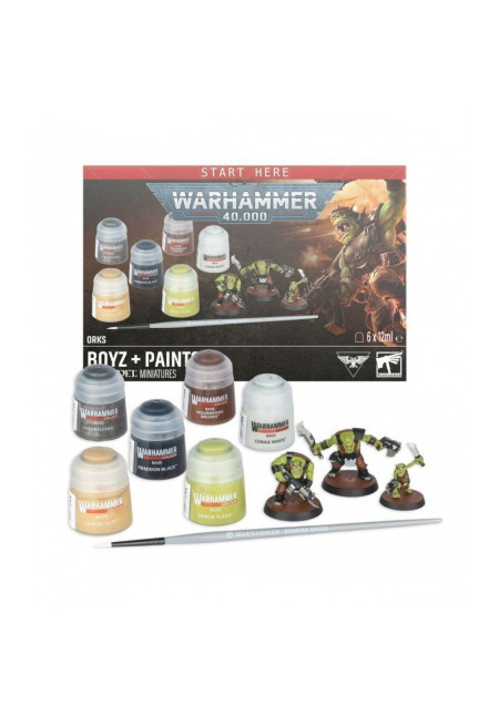 Warhammer 40k Boyz + Paints