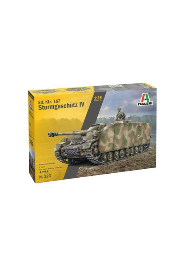 Italeri 0223 Sturmgeschutz / StuG.IV with Gluable Rubber Tracks