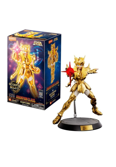 Model Kit Milo de Escorpio (Scorpio Miro) Blokees Los Caballeros del Zodiaco Anime Champion Class (Clase Campeón)