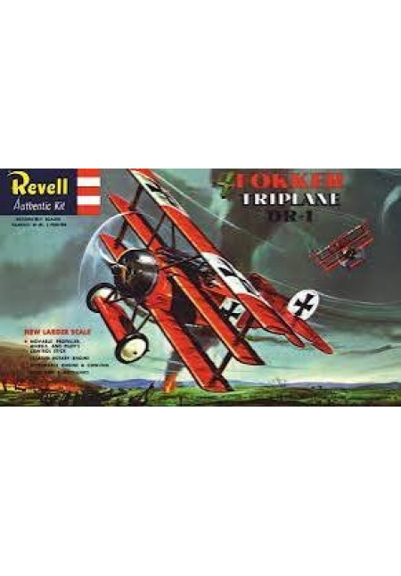 Revell Avión Fokker Triplane DR.1 -75 Years Plastic Modelbuilding 1:28