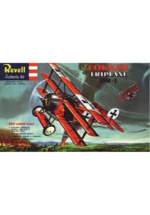 Revell Avión Fokker Triplane DR.1 -75 Years Plastic Modelbuilding 1:28