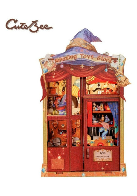 CuteBee Book Nook Amazing Toy Store Maqueta 17x12cm 