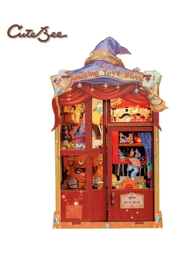 CuteBee Book Nook Amazing Toy Store Maqueta 17x12cm 