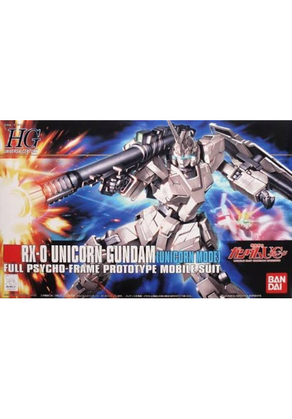 Gundam - HGUC 1/144 (High Grade Universal Century) - RX-0 Unicorn Gundam (Unicorn Mode)
