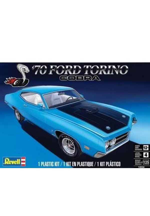 Revell Maqueta Coche 1970 Ford Torino Cobra 1:25