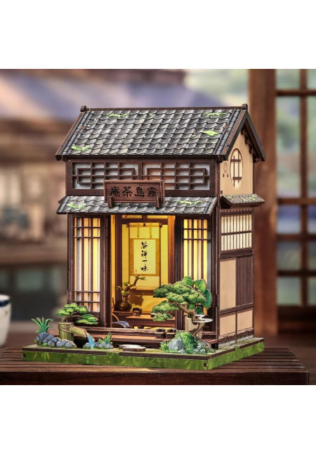 BOOK NOOK KIT - DIY - Kirishima Cha-an - 145pc + LED Light