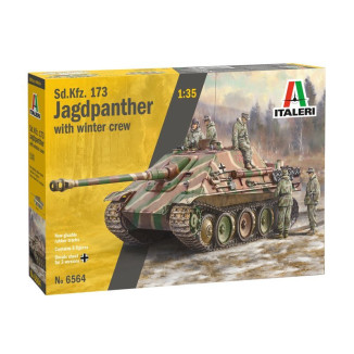 Sd.Kfz.173 JAGDPANTHER with winter crew