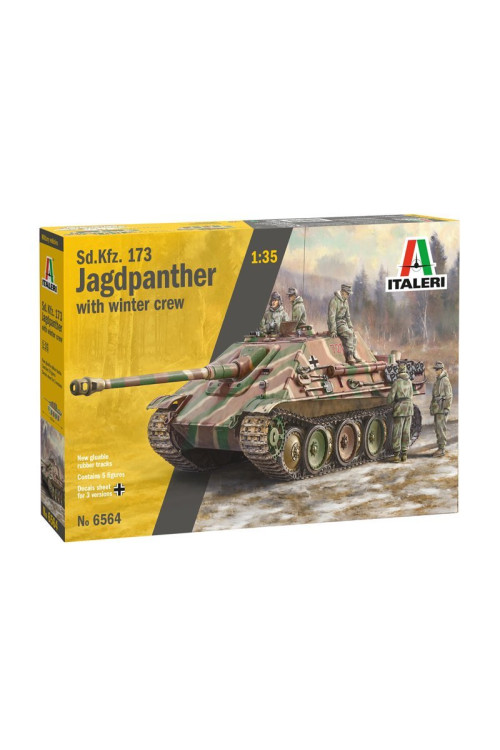 Sd.Kfz.173 JAGDPANTHER with winter crew