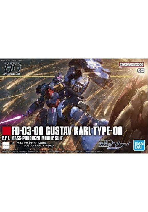Mobile Suit Gundam: Hathaway's Flash - HG 1/144 (High Grade) - Gustav Karl Type-00
