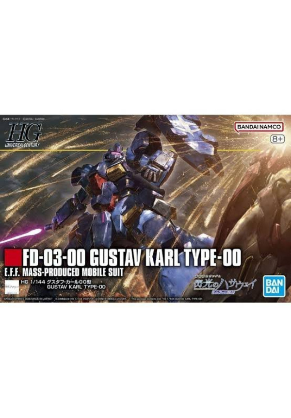 Mobile Suit Gundam: Hathaway's Flash - HG 1/144 (High Grade) - Gustav Karl Type-00