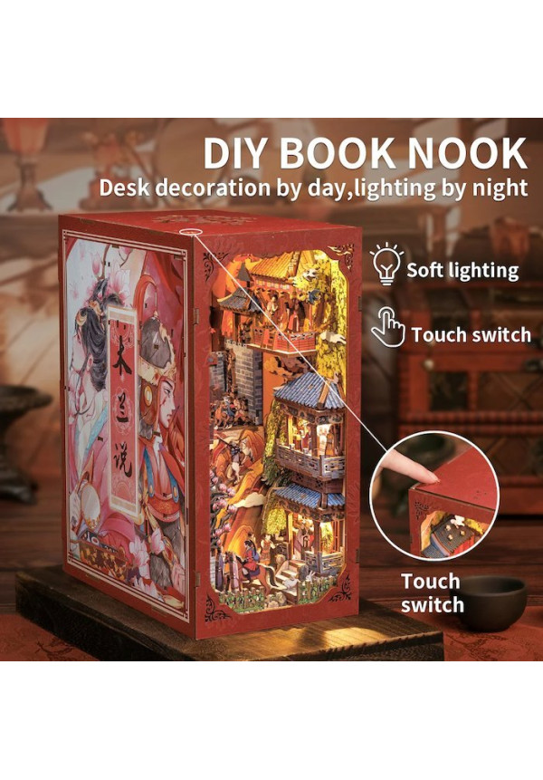 BOOK NOOK KIT - DIY - The Legend of Mulan - 298pc + LED Light