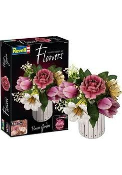 Decoración Revell Flores de Madera Flower Garden 22 cm