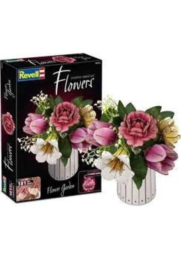 Decoración Revell Flores de Madera Flower Garden 22 cm
