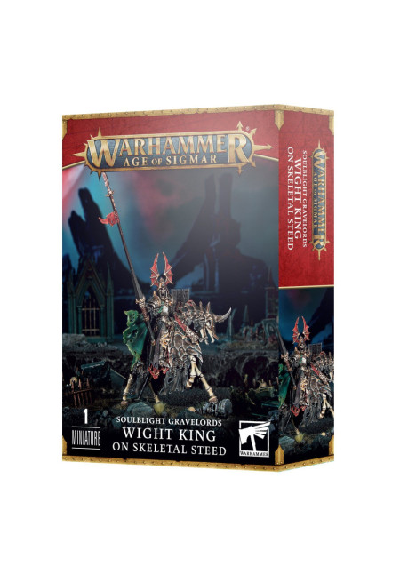 Soulblight Graverlords: Rey Tumulario en montura esquelética