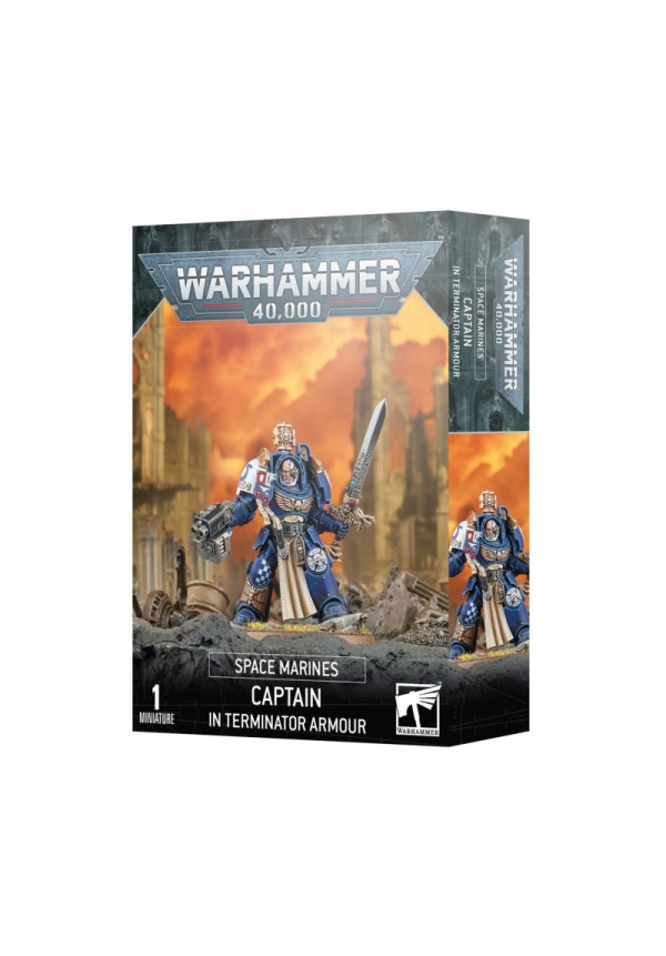 Space Marines: Capitán con Armadura Exterminador