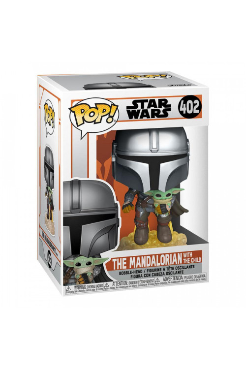 Star402 - Wars The Mandalorian POP! TV Vinyl Figura Mando Flying w/ Jet Pack 9 cm Figuras POP! Star Wars